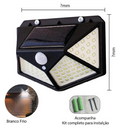 Lâmpada Solar LED com Sensor de Presença – À Prova d’Água com 3 Funções