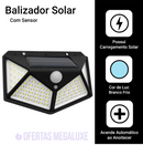 Lâmpada Solar LED com Sensor de Presença – À Prova d’Água com 3 Funções