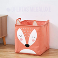 Cesto Infantil Dobrável com Estampa Animal - Organizador Multiuso