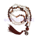 Japamala 108 Contas Hematita com Pingente Ho’oponopono ou Sementes de Açaí – Cores Variadas